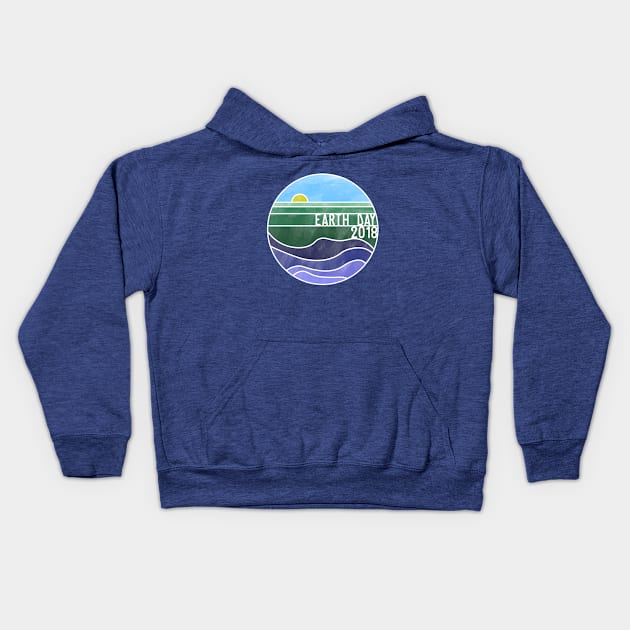 Earth Day 2018 - White Kids Hoodie by PrintablesPassions